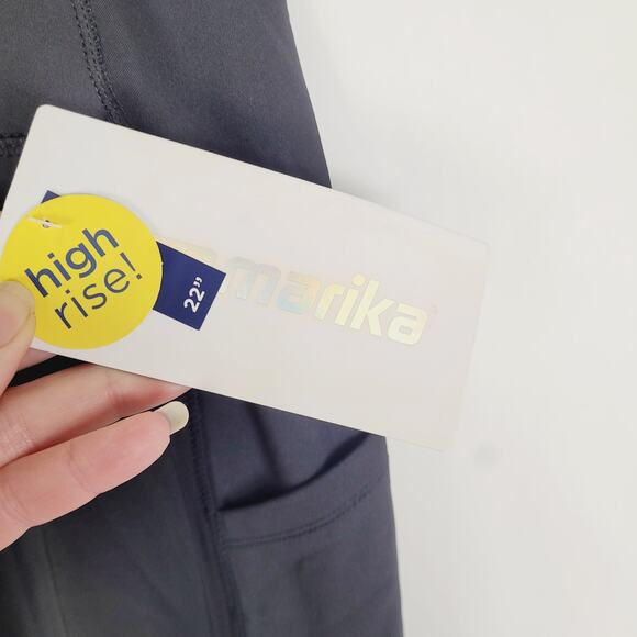 NWT Marika black high rise capri length leggings - Picture 5 of 8